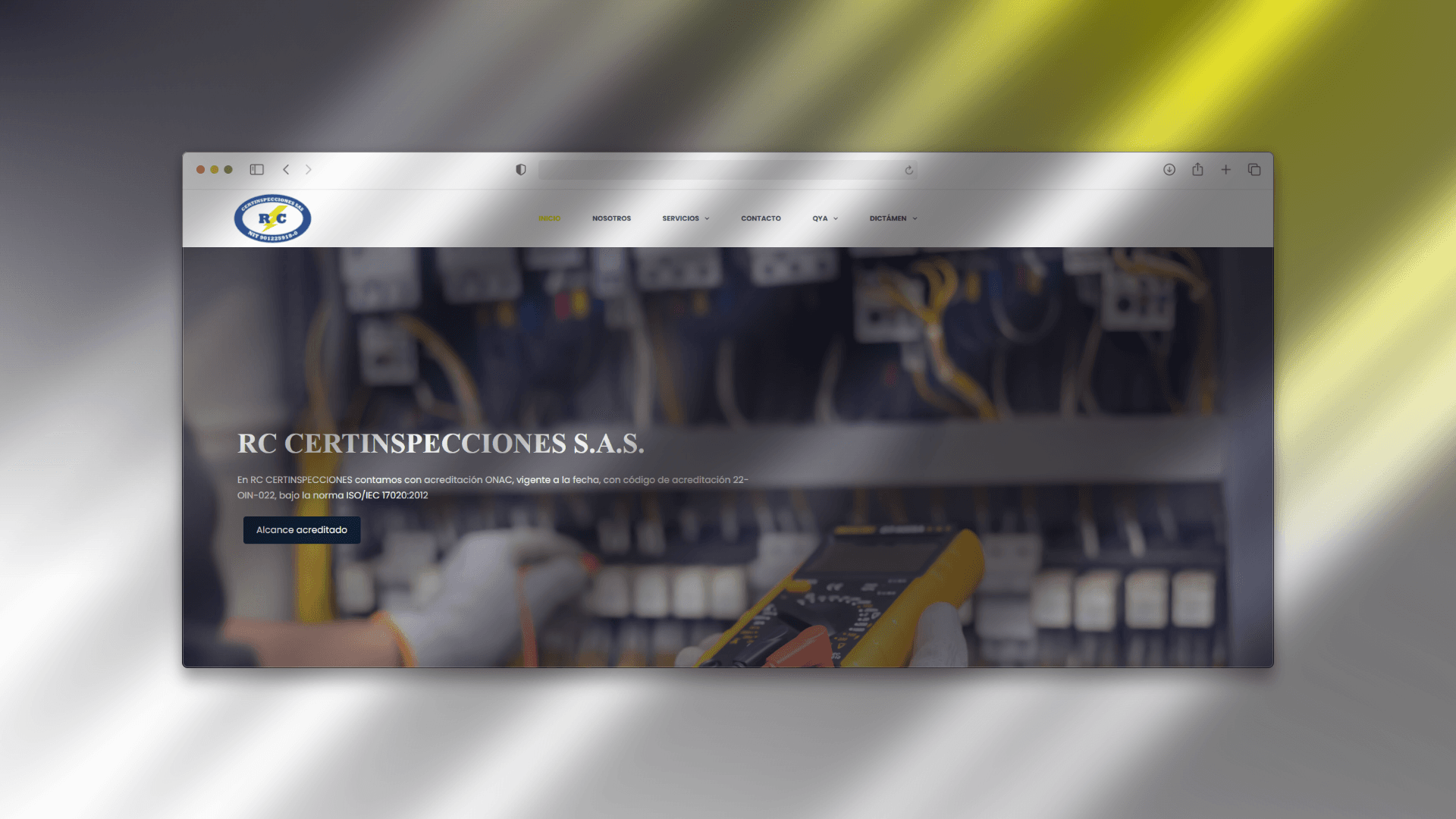 Web Corporativa RC Certinspecciones